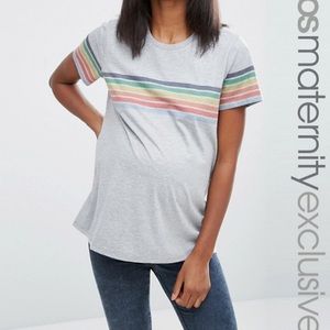 ASOS maternity tee. So cute and comfy!